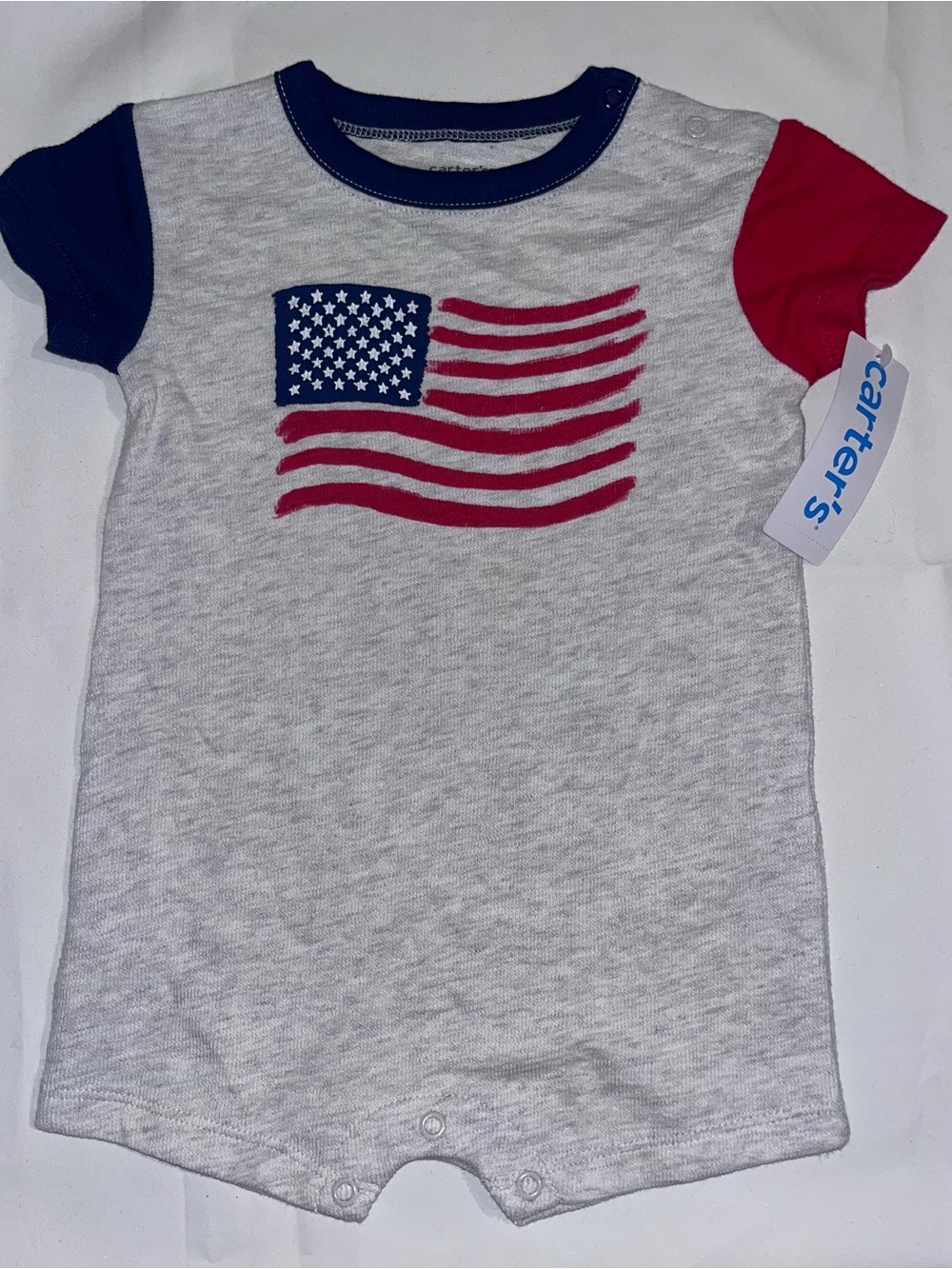 Carter's American Flag Tee NWT 9M